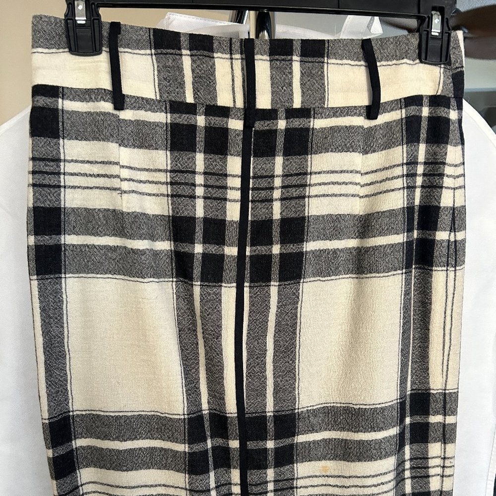 Plaid Pencil Skirt